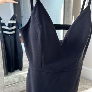 Windsor mini dress with sparkly open back